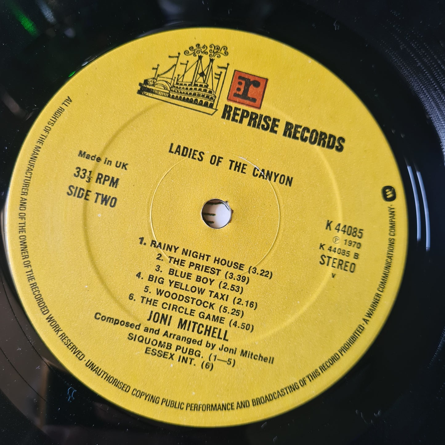 Joni Mitchell – Ladies Of The Canyon - 1970 (1973 UK Pressing) - Vinyl Record LP (EX)