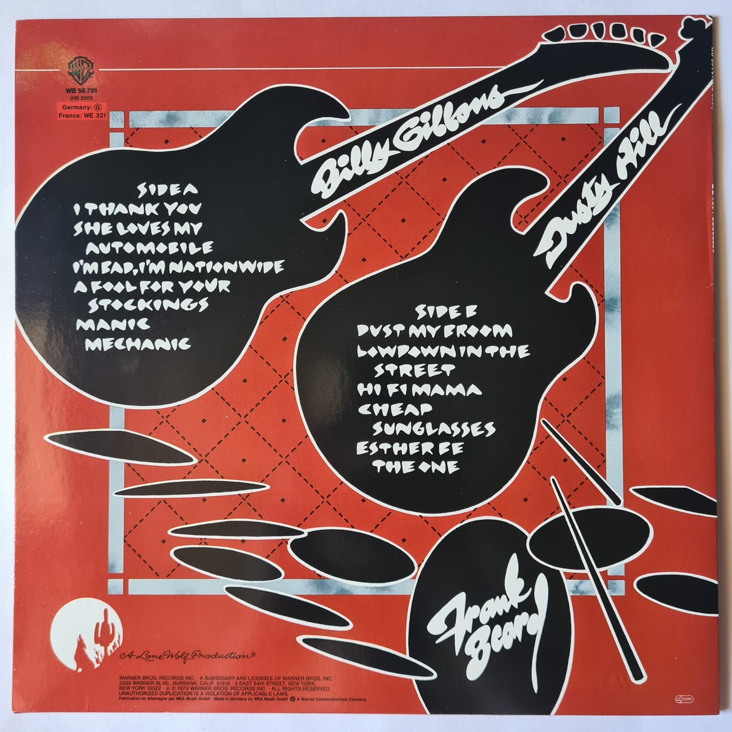 ZZ Top – Degüello - 1979 (1981 German Pressing) - Vinyl Record LP (near mint)