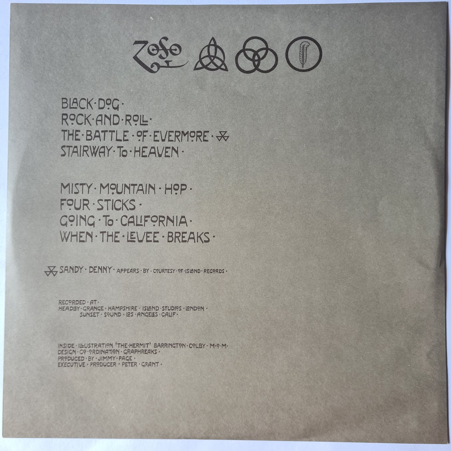 Led Zeppelin – Led Zeppelin 4 - 1971 (1976 Japanese Pressing) - Vinyl Record LP (near mint)