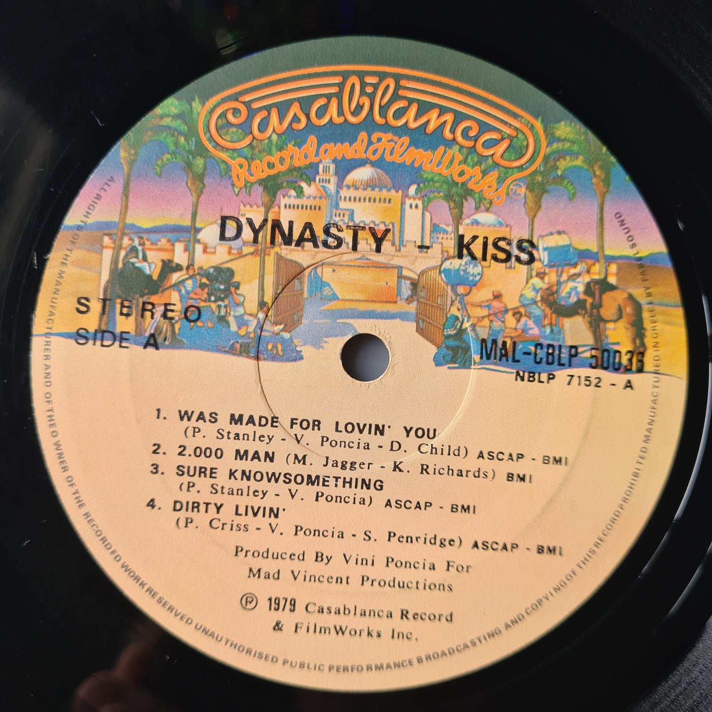 KISS – Dynasty - 1979 - (Greek Pressing) Vinyl Record LP