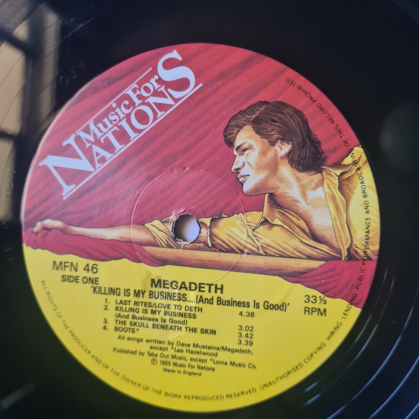 Megadeth – Killing Is My Business... And Business Is Good! - 1986 - Vinyl Record LP
