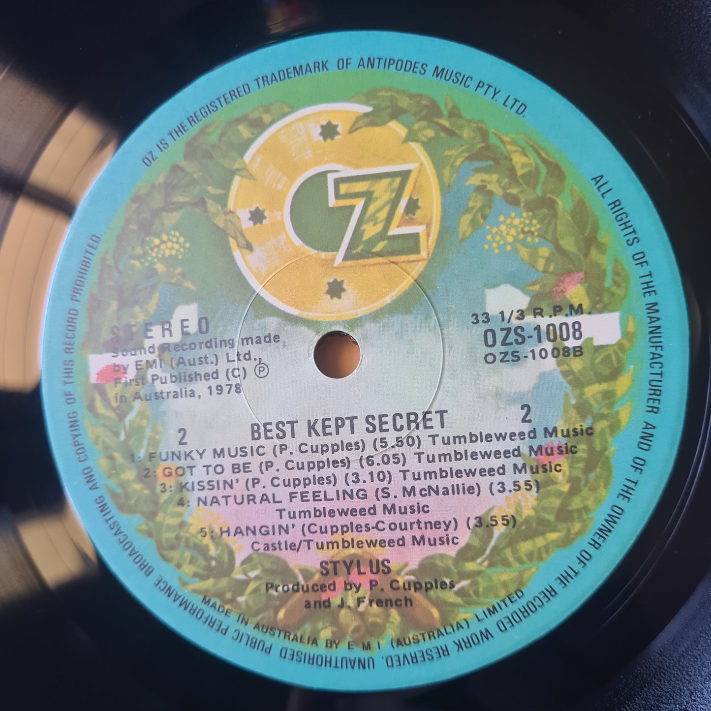 Stylus – The Best Kept Secret - 1978 - Vinyl Record LP (EX)