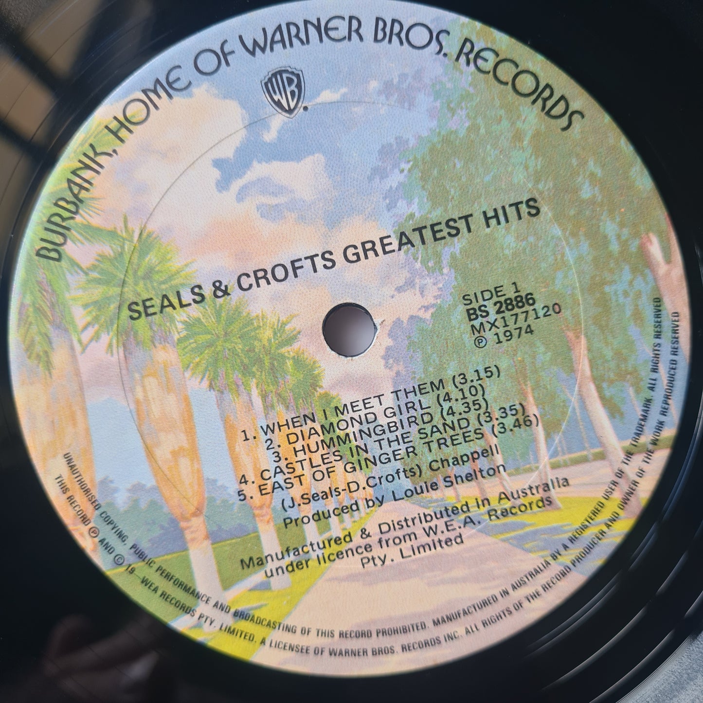 Seals & Crofts – Greatest Hits - 1975 - Vinyl Record LP