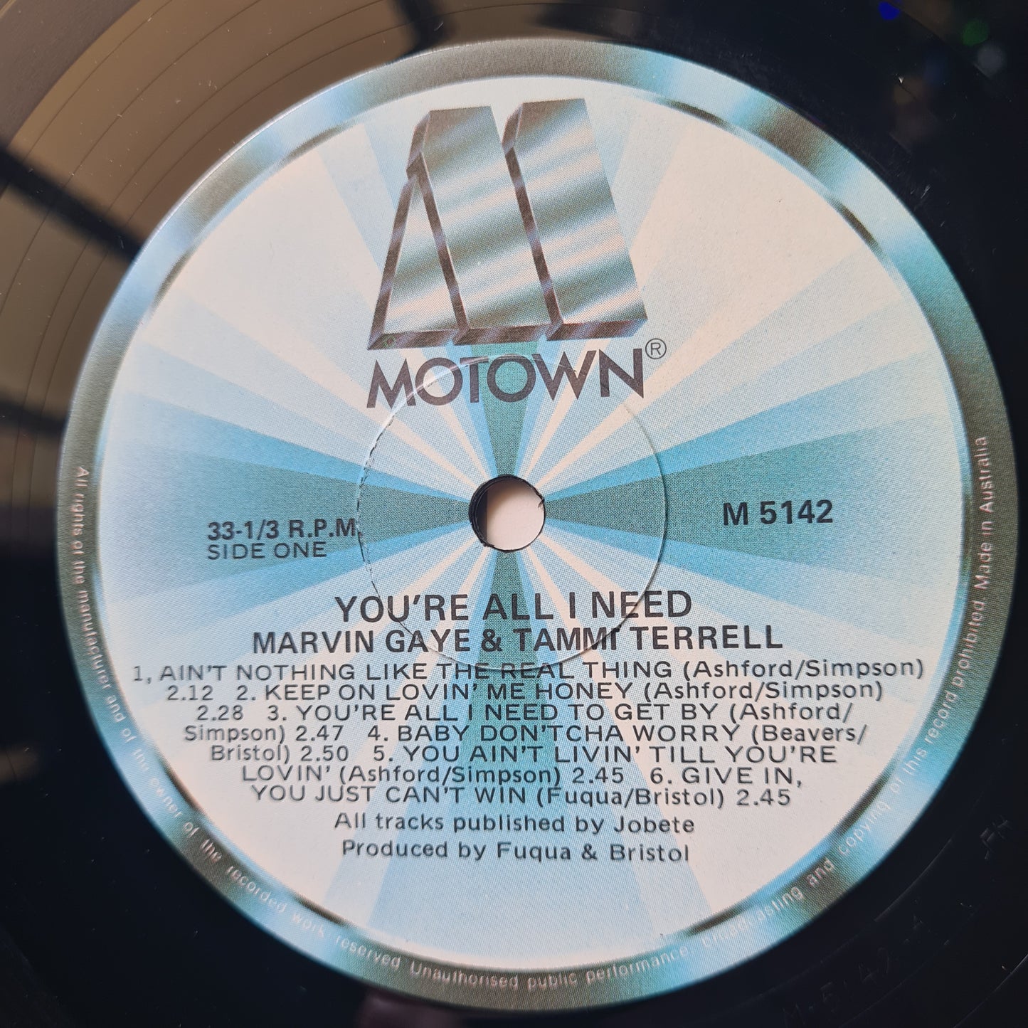 Marvin Gaye / Tammi Terrell - 1968 (1981 Australian Pressing) - Vinyl Record LP (near mint)