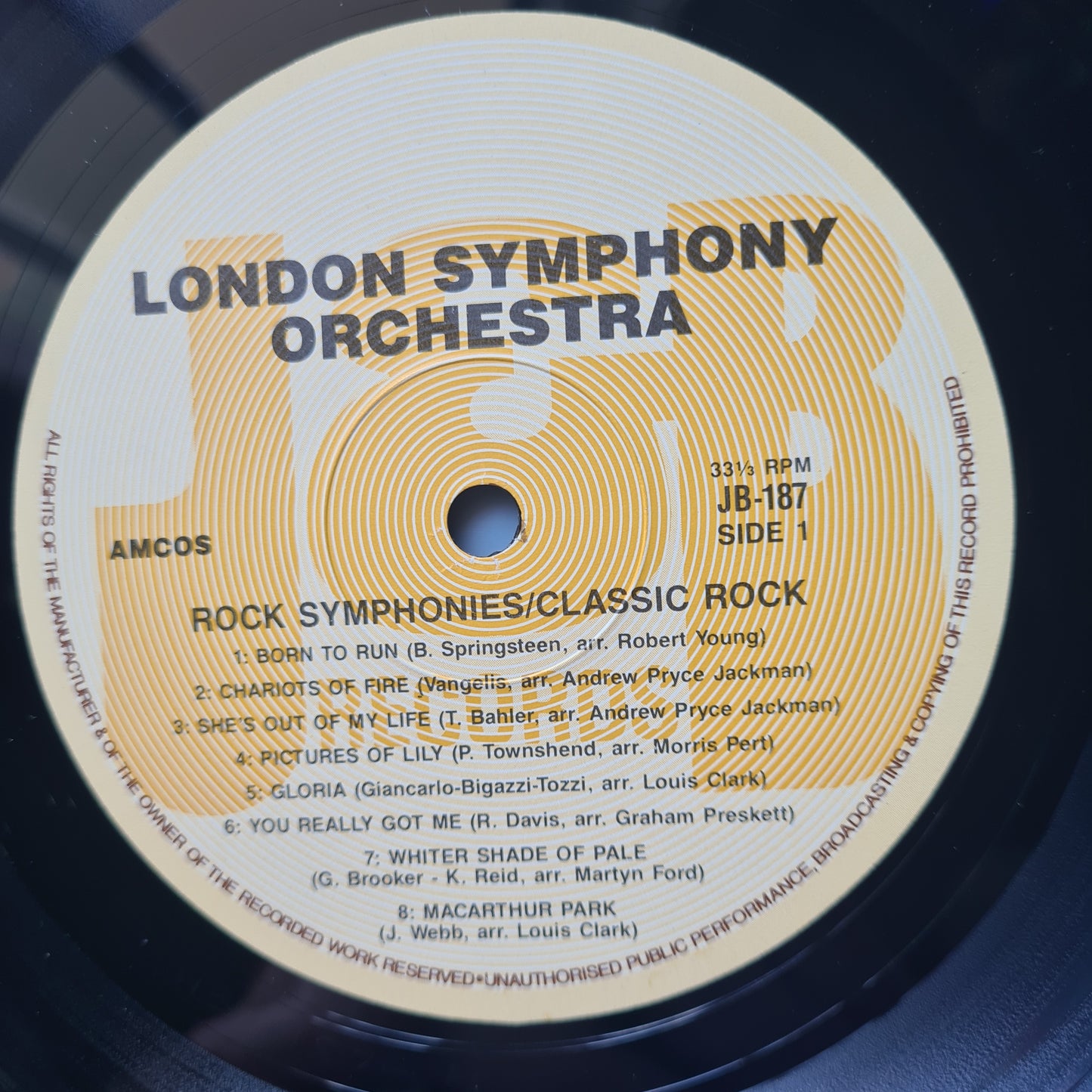 The London Symphony Orchestra - Rock Symphonies - Vinyl Record LP
