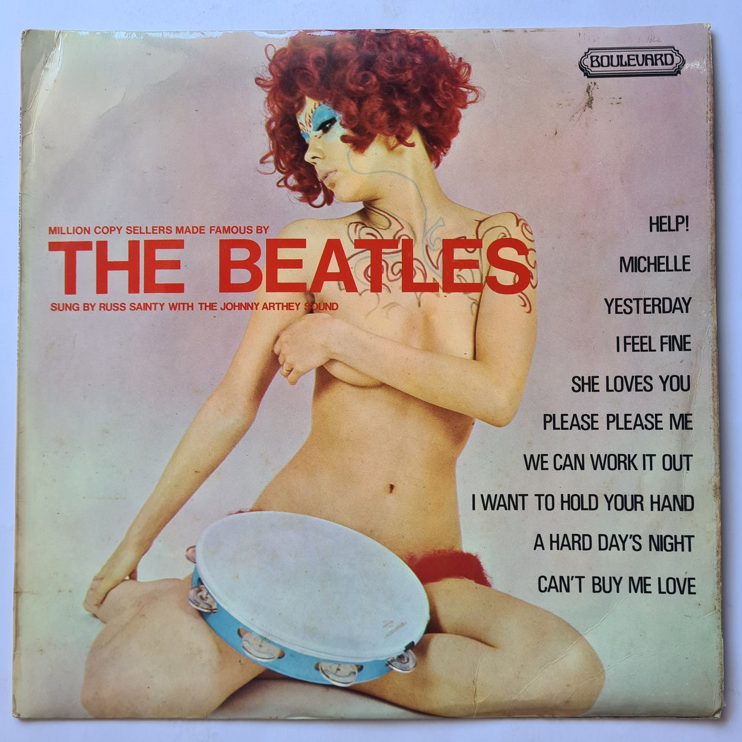 Russ Sainty With The Johnny Arthey Sound - Million Copy Sellers Made Famous By The Beatles - 1971 - Vinyl Record LP