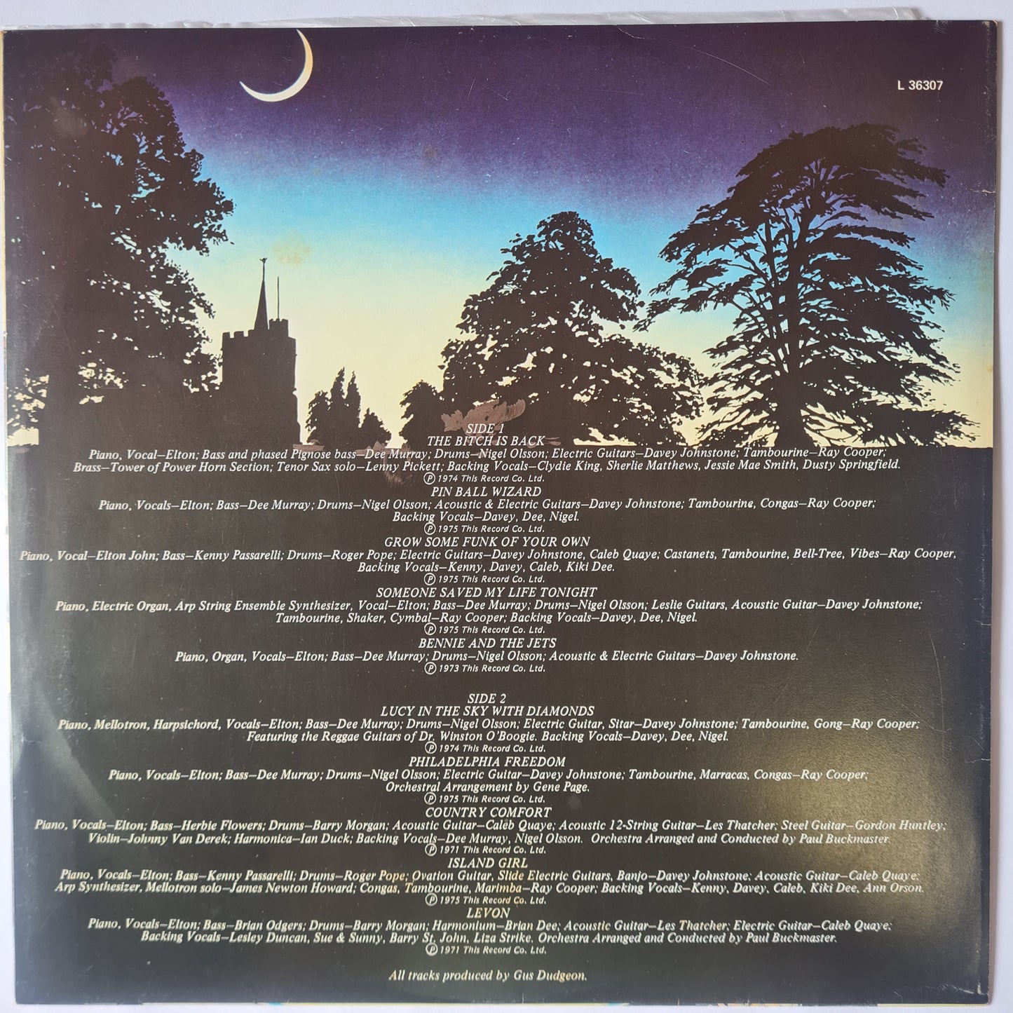 Elton John – Greatest Hits Volume 2 - 1977 (Australian pressing) - Vinyl Record LP