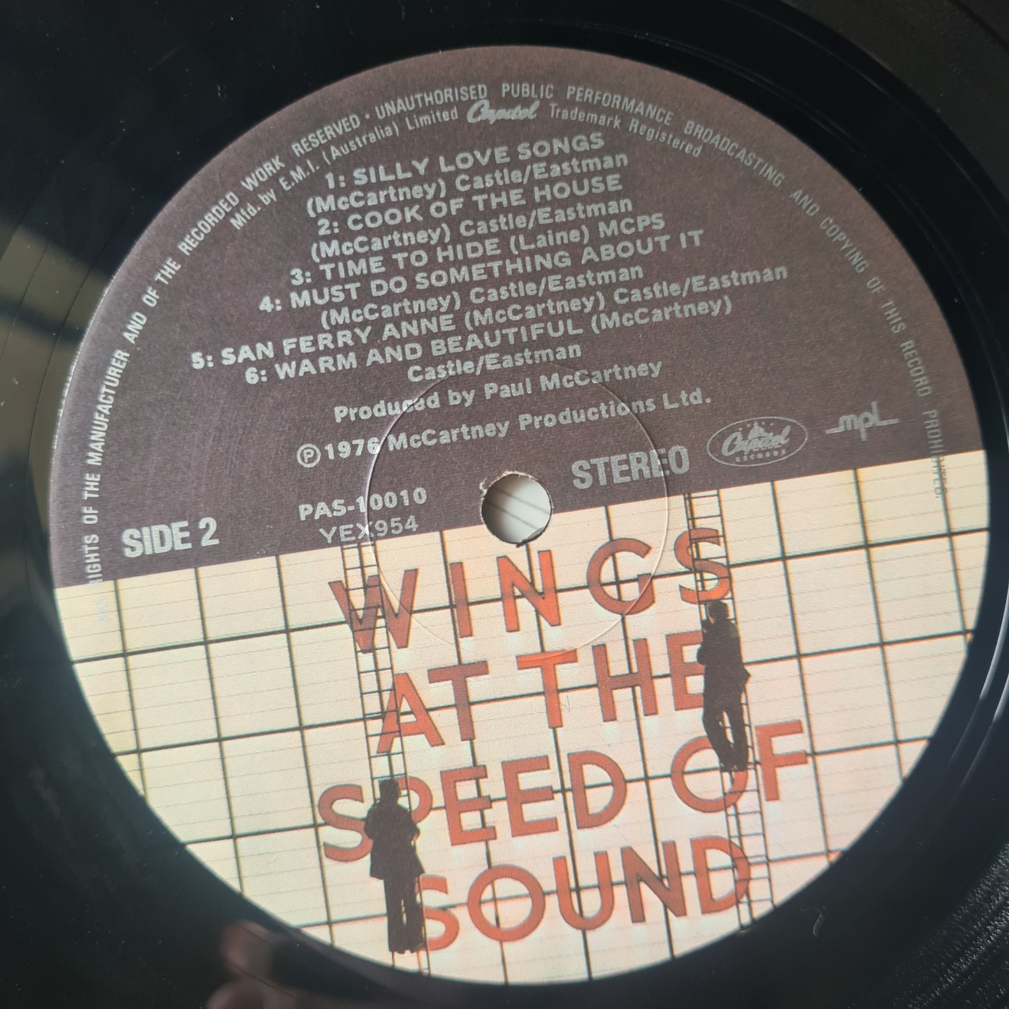 Paul McCartney & Wings (Beatles) – Wings At The Speed Of Sound - 1976 - Vinyl Record LP