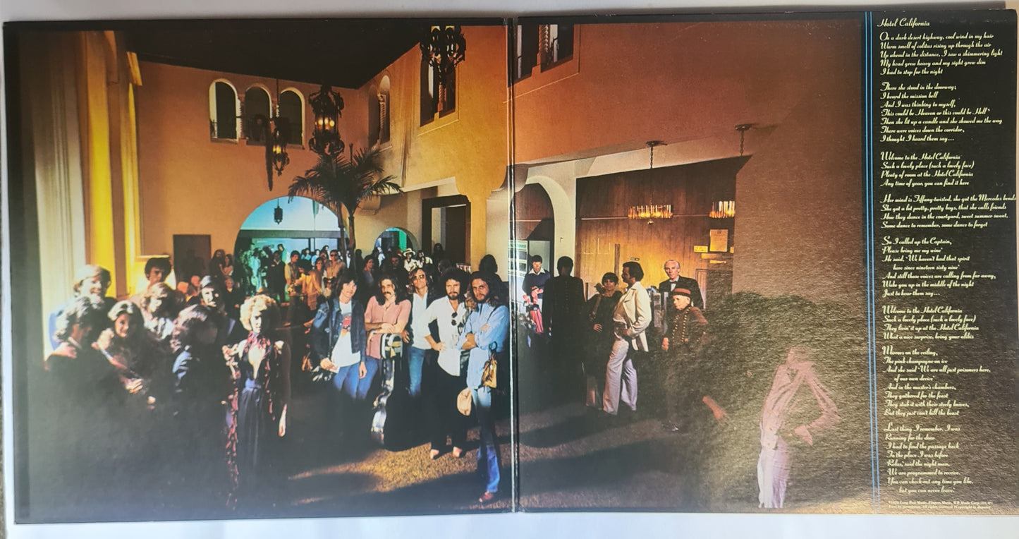 The Eagles – Hotel California - 1976 (Gatefold with poster) - Vinyl Record LP