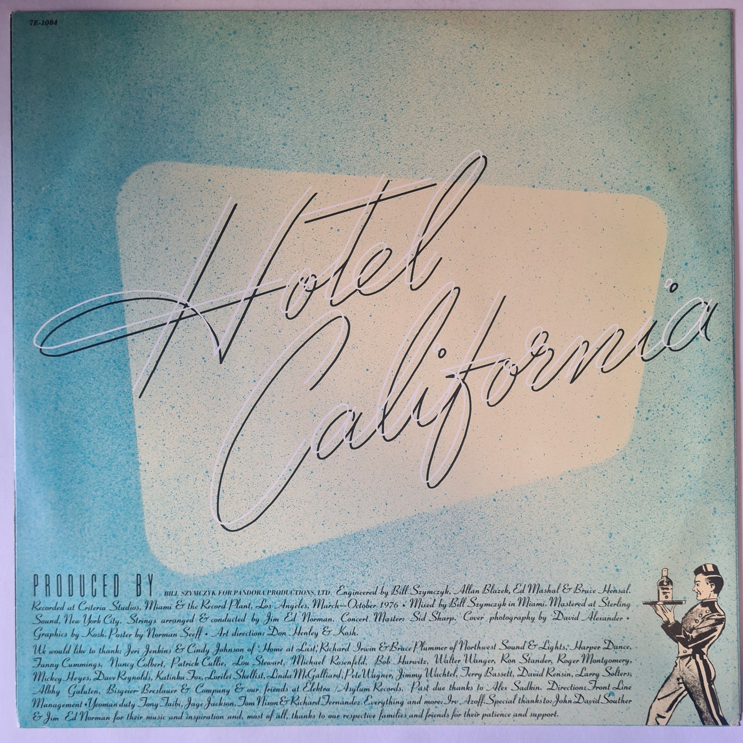 The Eagles – Hotel California - 1976 (Gatefold with poster) - Vinyl Record LP