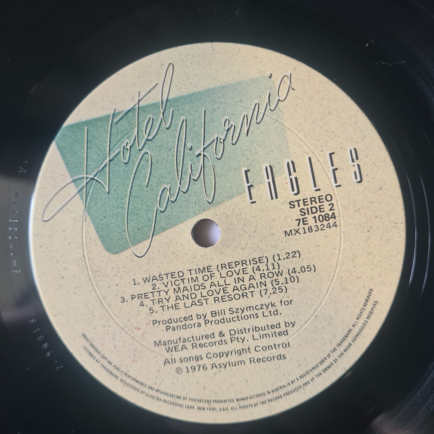 The Eagles – Hotel California - 1976 (Gatefold with poster) - Vinyl Record LP