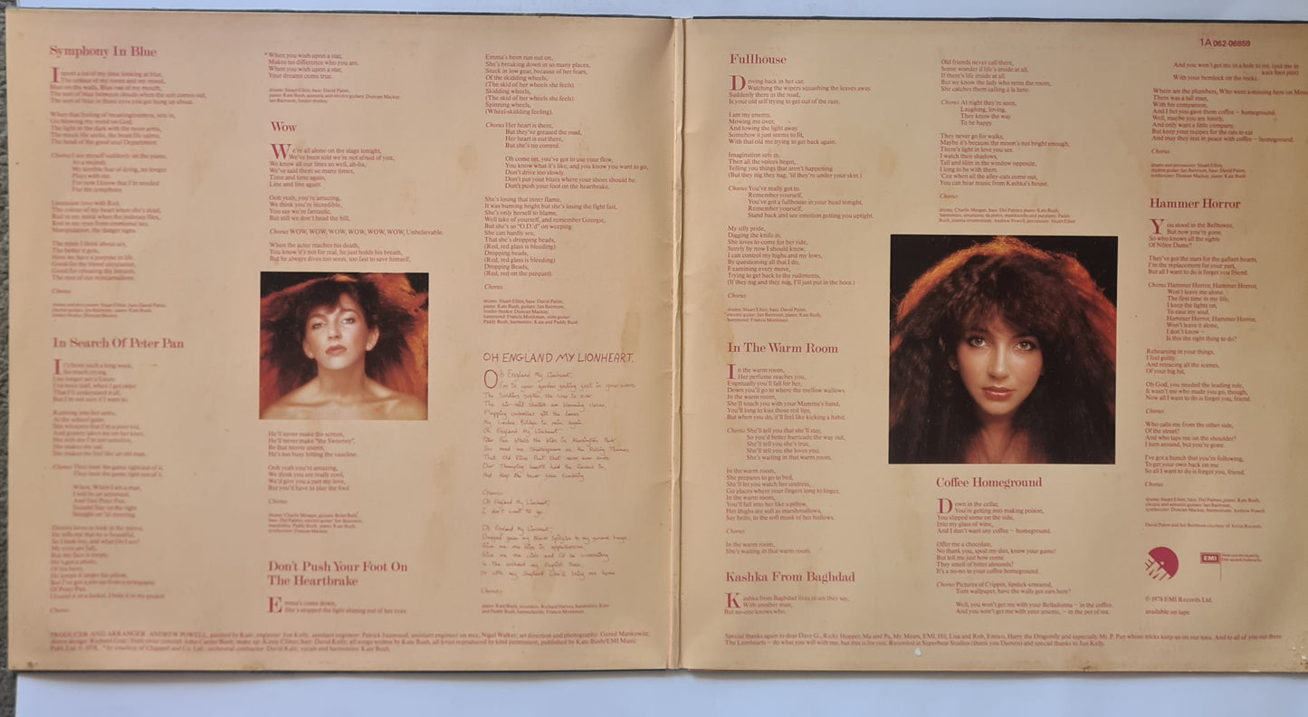 Kate Bush – Lion Heart - 1978 (Dutch Pressing) - Vinyl Record LP (Gatefold)