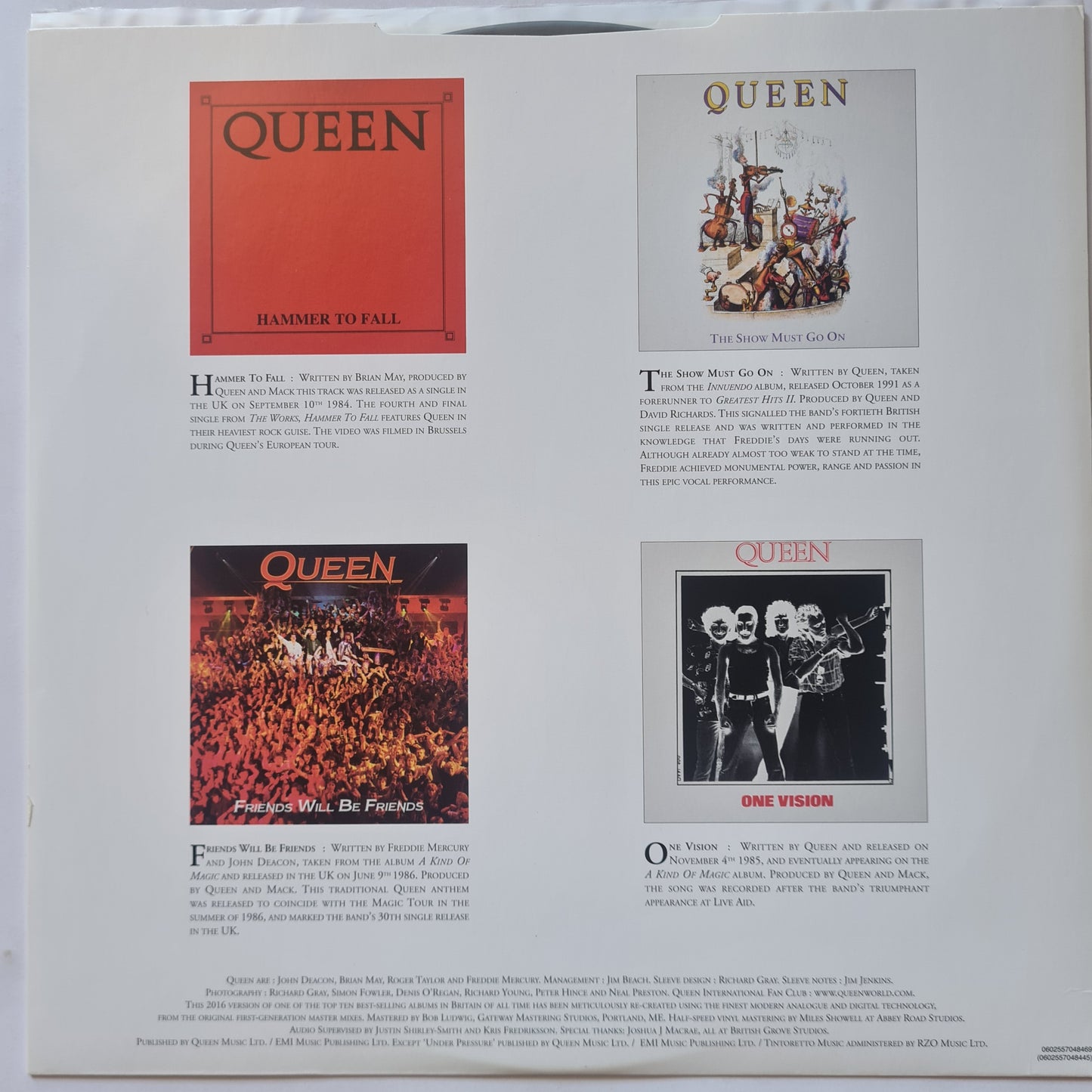 Queen – Greatest Hits II - 1991 (2016 European Press) - Vinyl Record 2LP