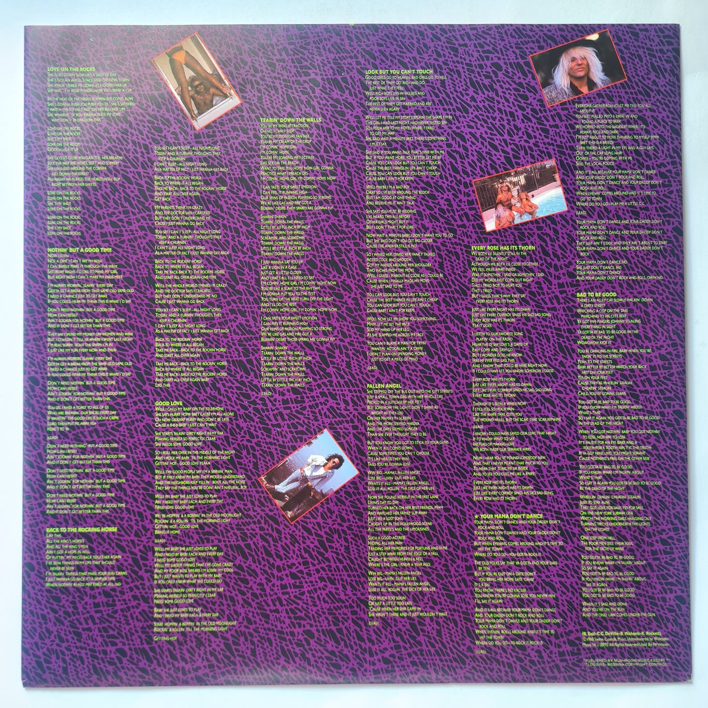 Poison – Open Up & Say... Ahh! - 1988 - Vinyl Record LP (near mint)