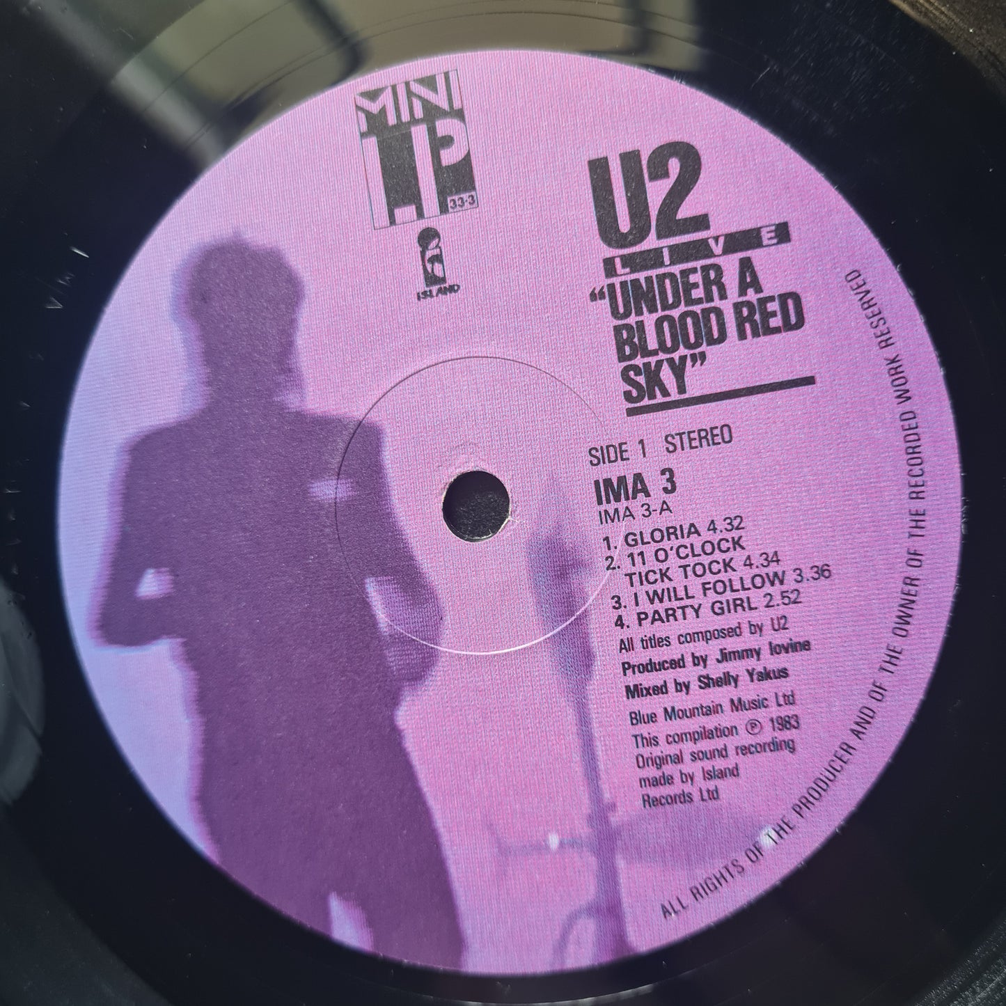 U2 – Live "Under Blood Red Sky" - 1983 (UK Pressing) - Vinyl Record LP