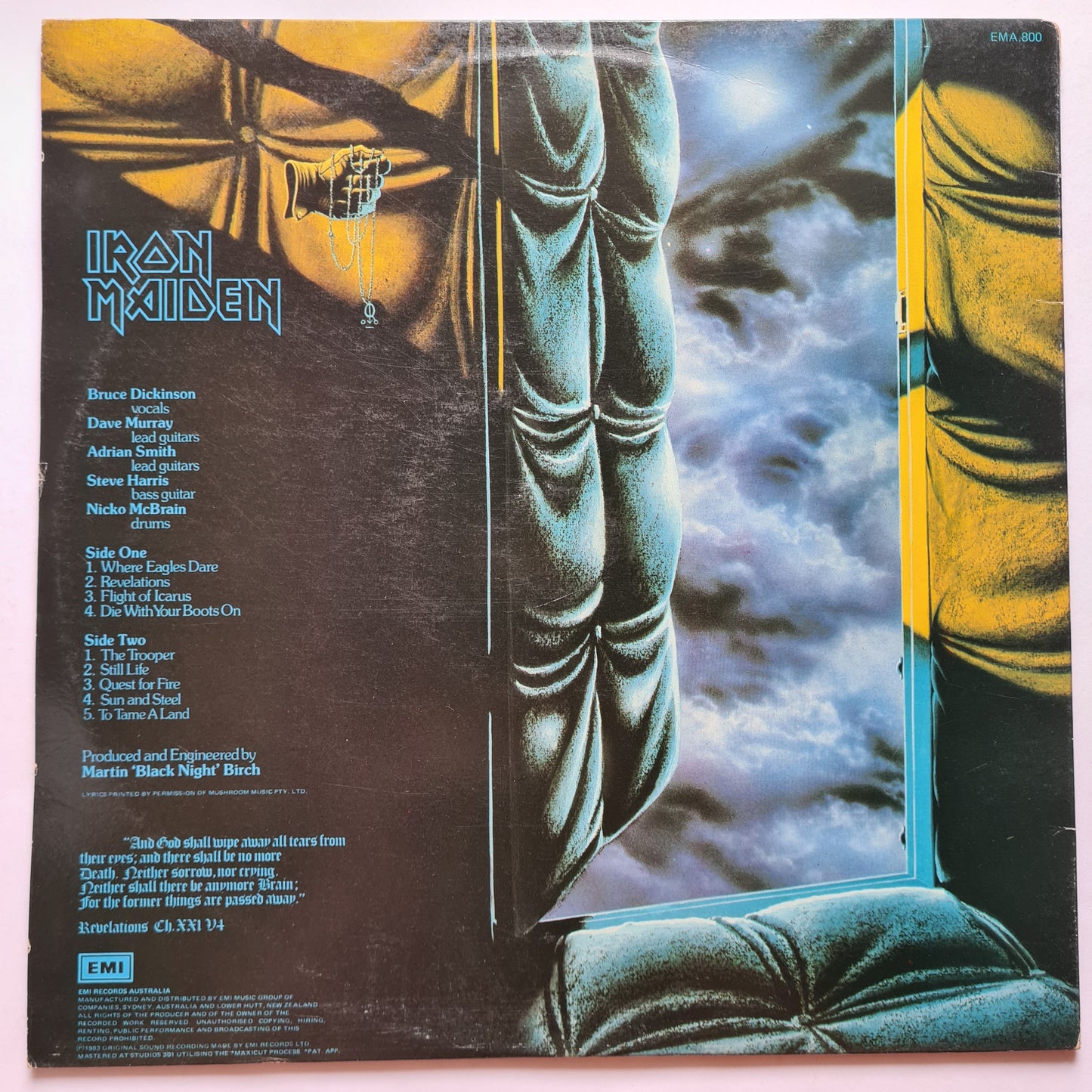 Iron Maiden – Piece Of Mind - 1983 (Gatefold) - Vinyl Record LP (near mint)
