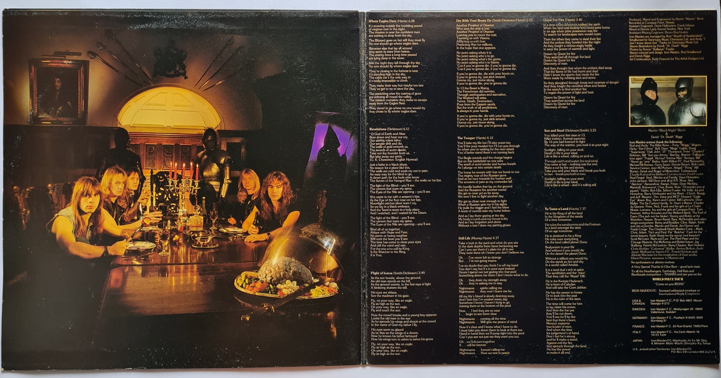 Iron Maiden – Piece Of Mind - 1983 (Gatefold) - Vinyl Record LP (near mint)