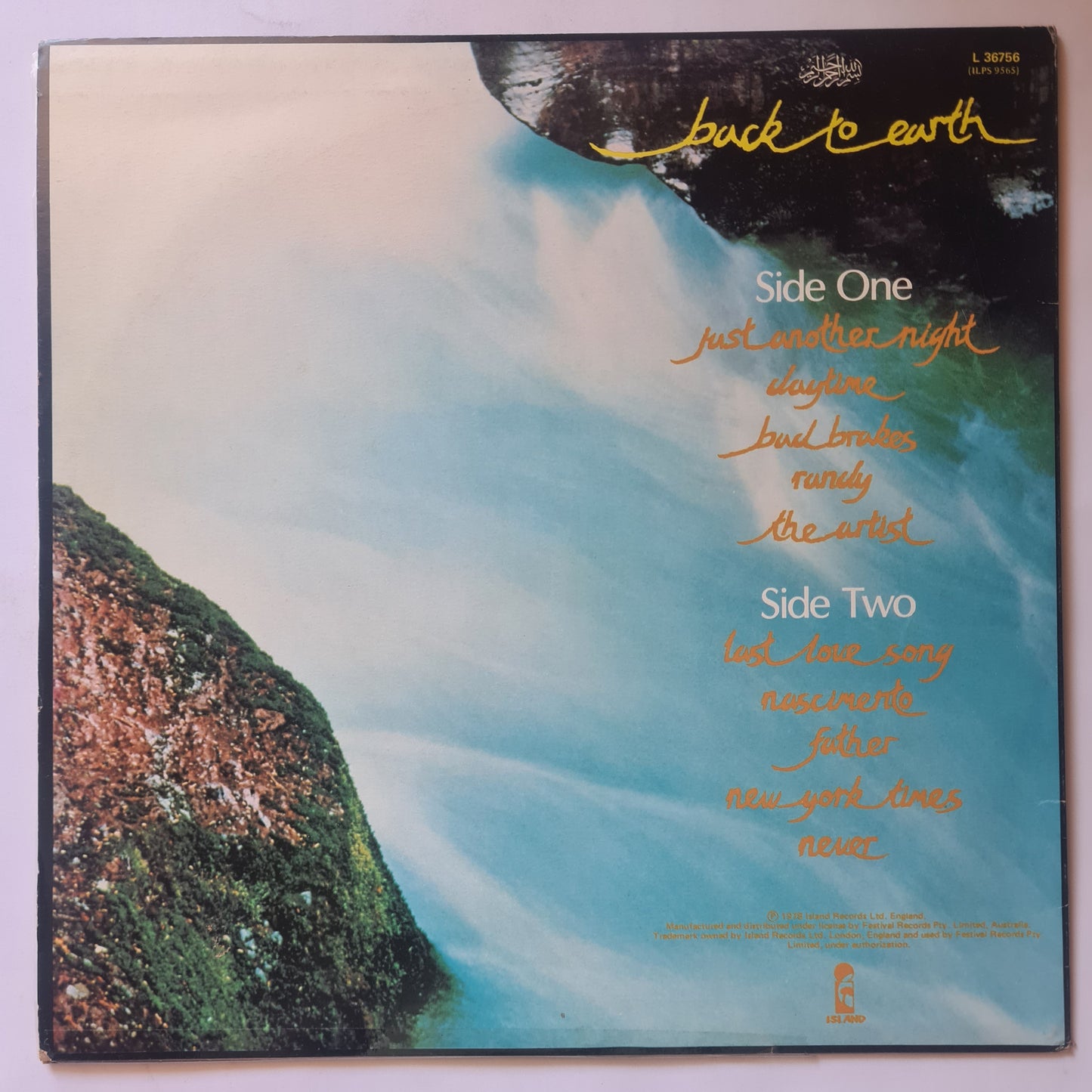 Cat Stevens – Back To Earth - 1978 - Vinyl Record LP