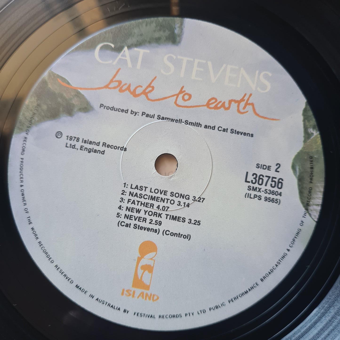 Cat Stevens – Back To Earth - 1978 - Vinyl Record LP
