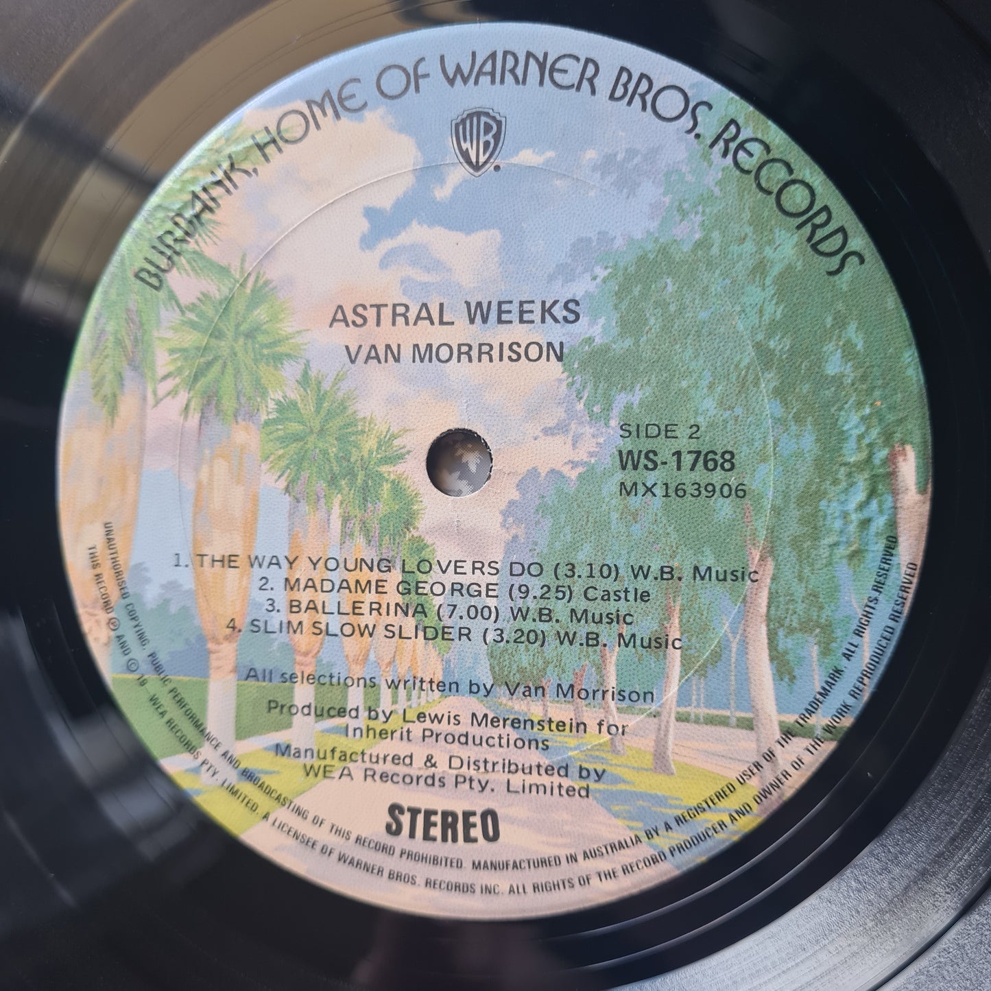 Van Morrison – Astral Weeks - 1968 (Australian 1973 Pressing) - Vinyl Record LP (near mint)