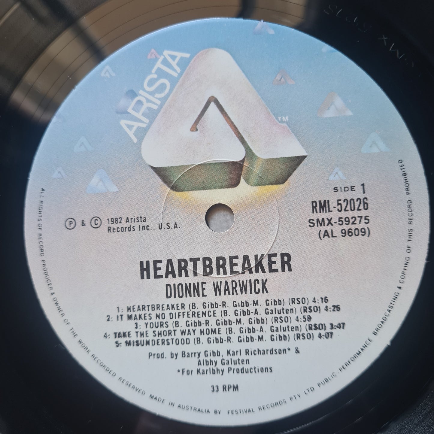 Dionne Warwick – Heartbreaker- 1982 - Vinyl Record LP (near mint)