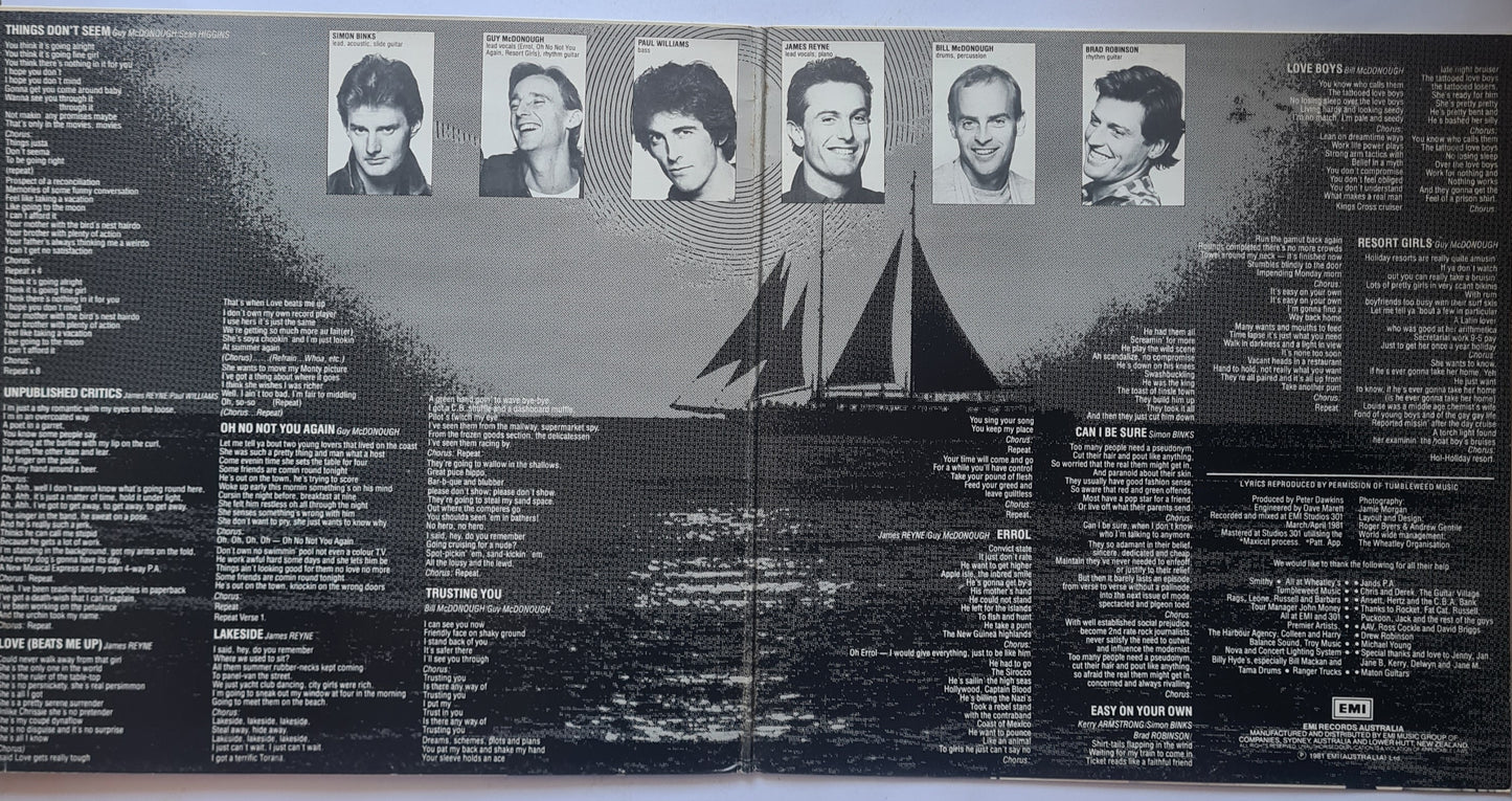 Australian Crawl – Sirocco - 1981 - Vinyl Record LP