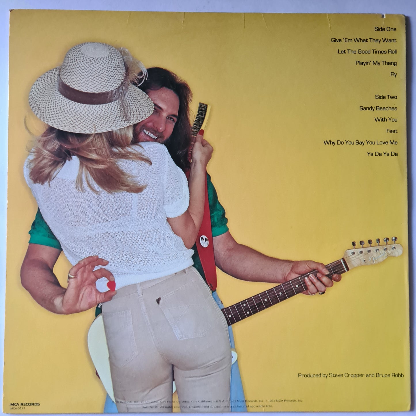 Steve Cropper – Playin' My Thang - 1981 - Vinyl Record LP (near mint)
