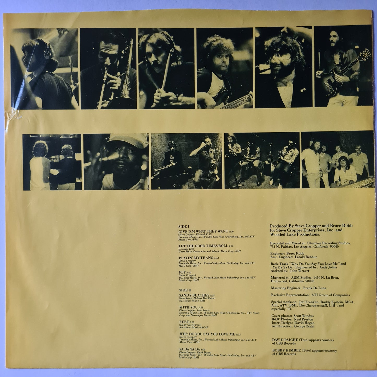 Steve Cropper – Playin' My Thang - 1981 - Vinyl Record LP (near mint)