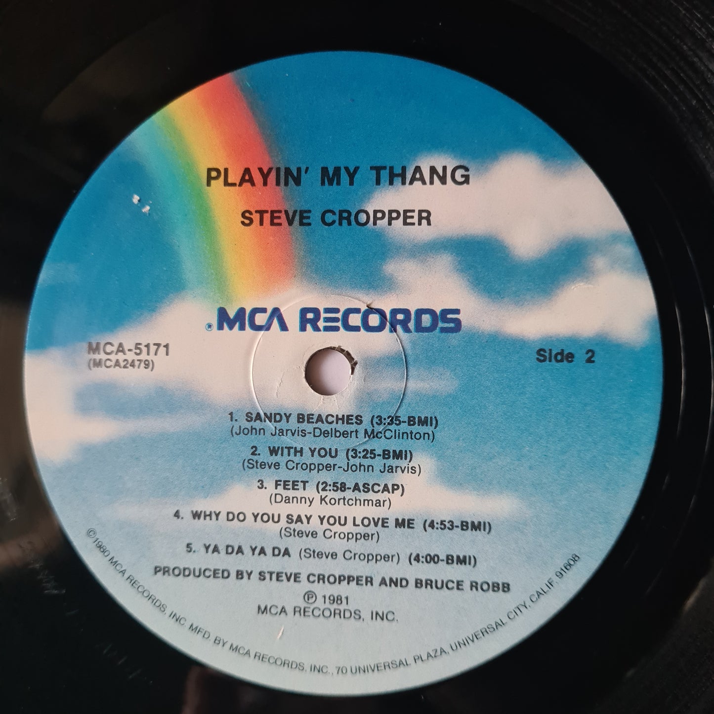 Steve Cropper – Playin' My Thang - 1981 - Vinyl Record LP (near mint)