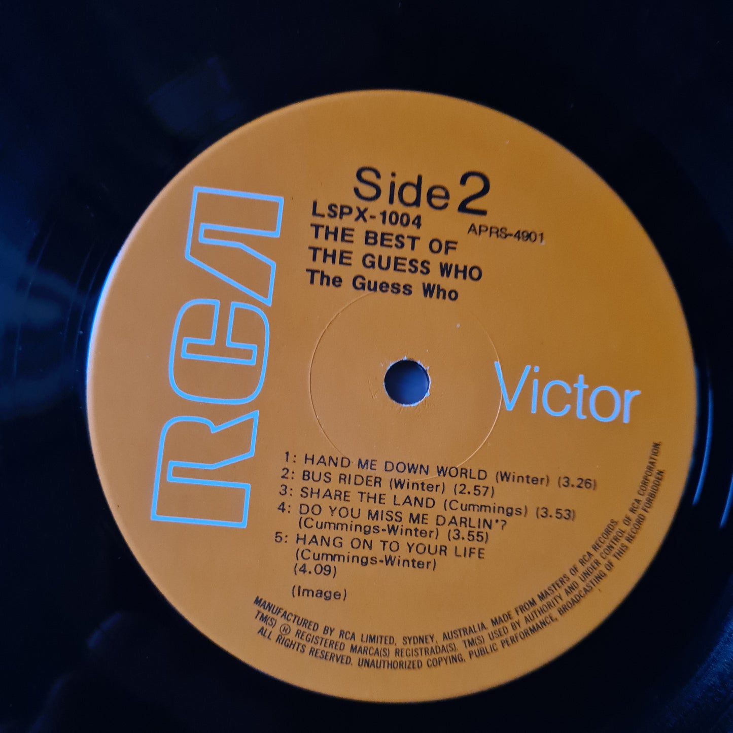 The Guess Who – The Best Of The Guess Who- 1971 - Vinyl Record LP