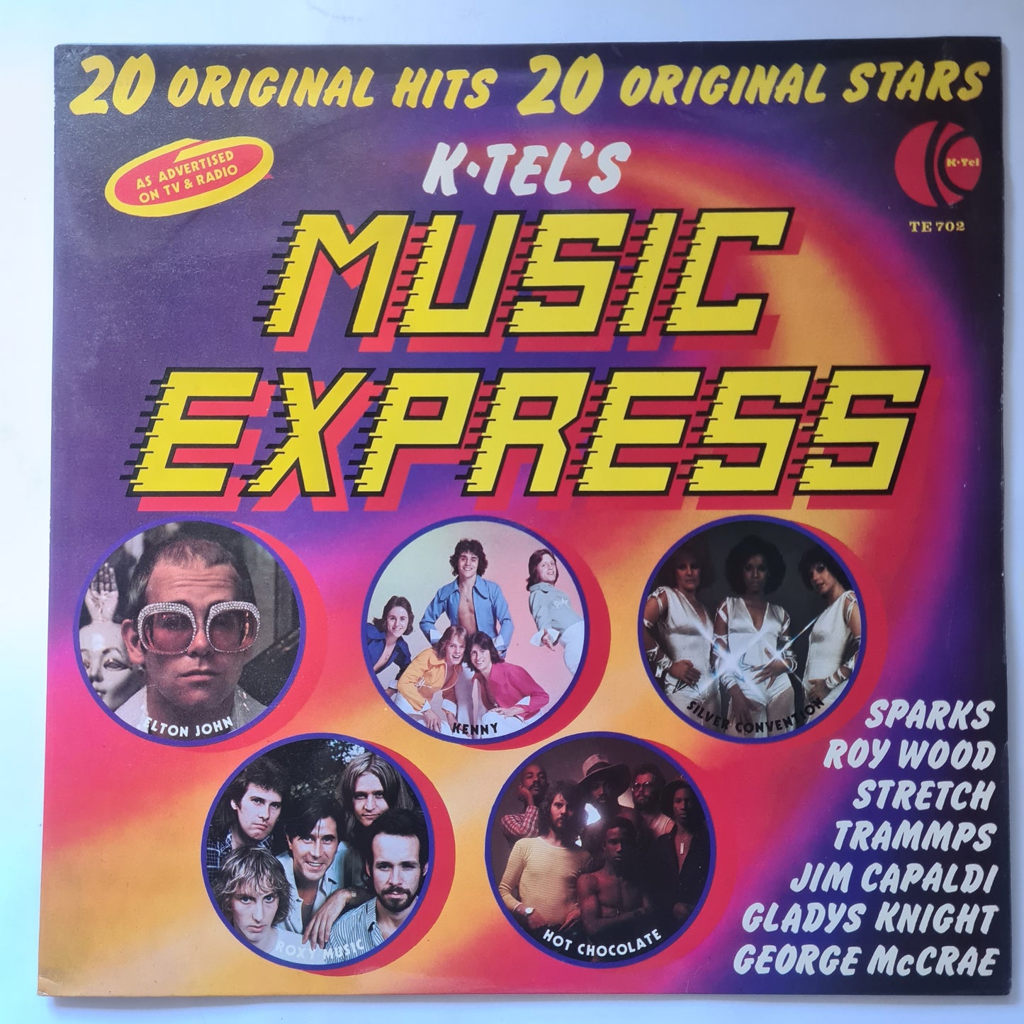 Various – K Tel's Music Express - 1975 - Vinyl Record LP (near mint)