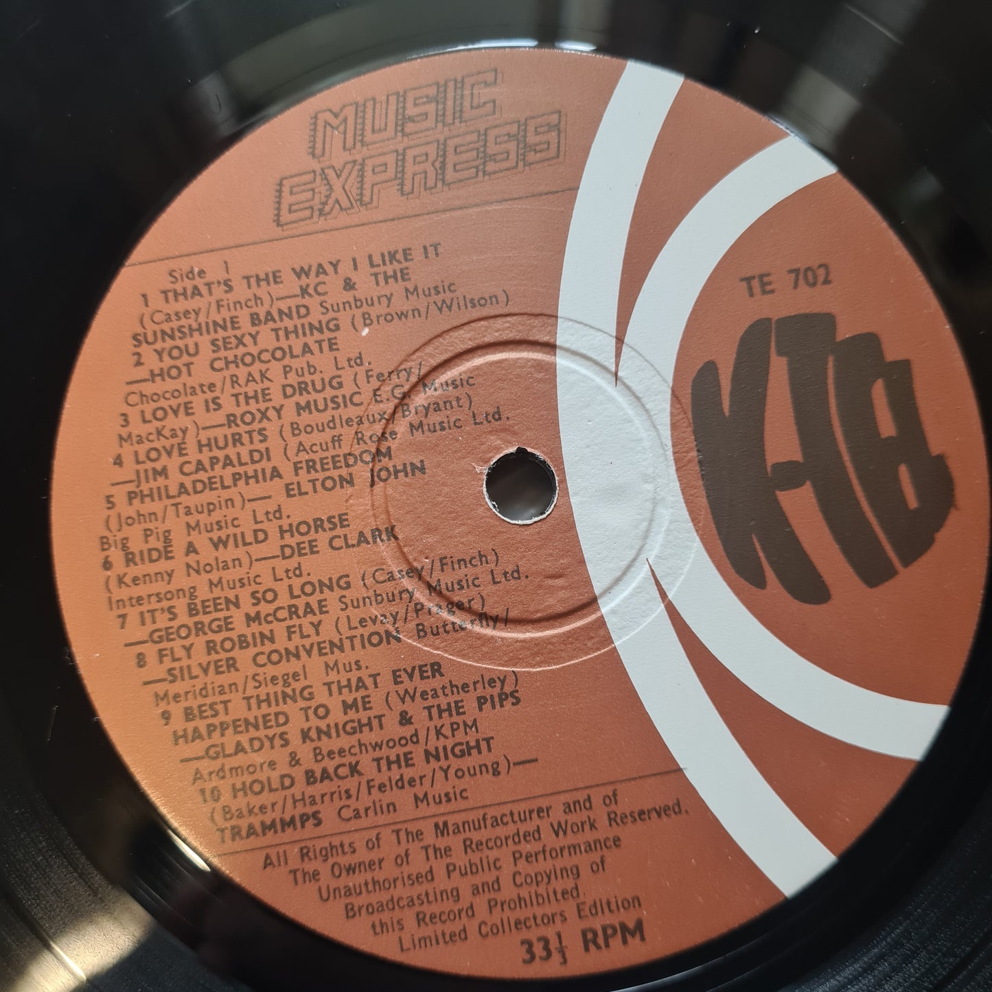 Various – K Tel's Music Express - 1975 - Vinyl Record LP (near mint)