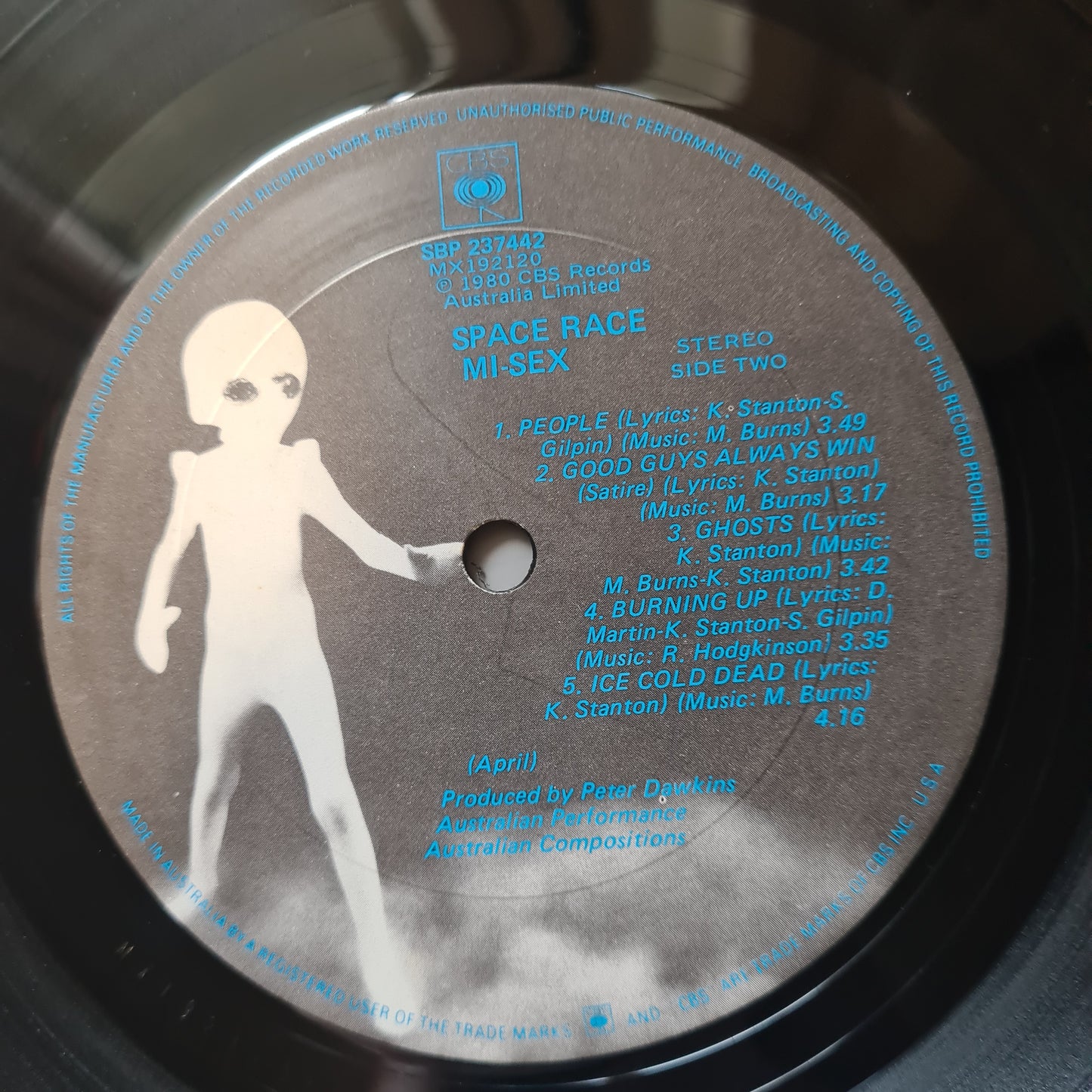 Mi-Sex – Space Race - 1980 - Vinyl Record LP (near mint)