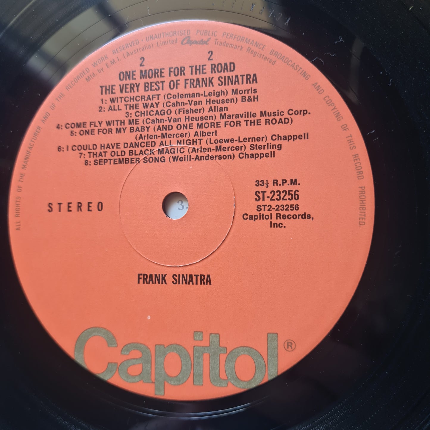 Frank Sinatra – The Very Best Of Frank Sinatra - One More For The Road - 1975 - Vinyl Record LP