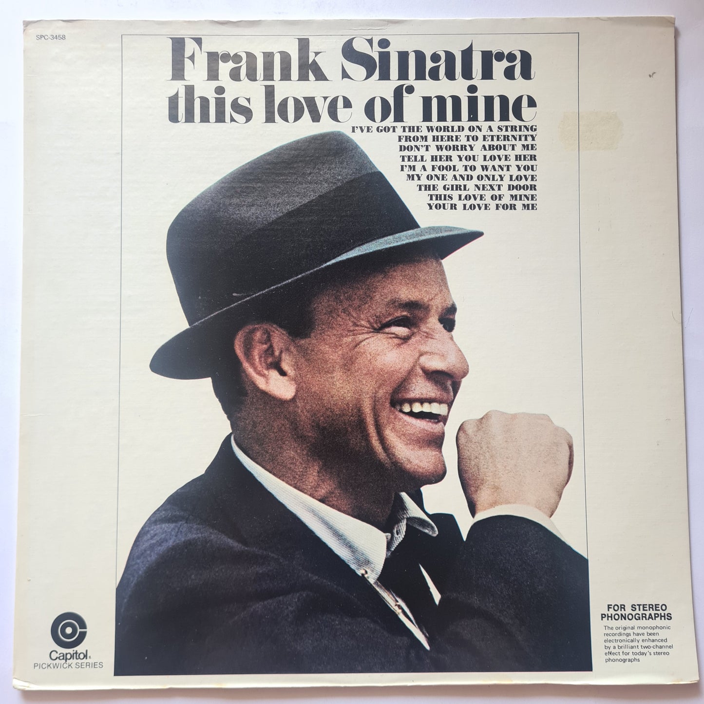 Frank Sinatra – This Love Of Mine - 1969 - Vinyl Record LP (near mint)