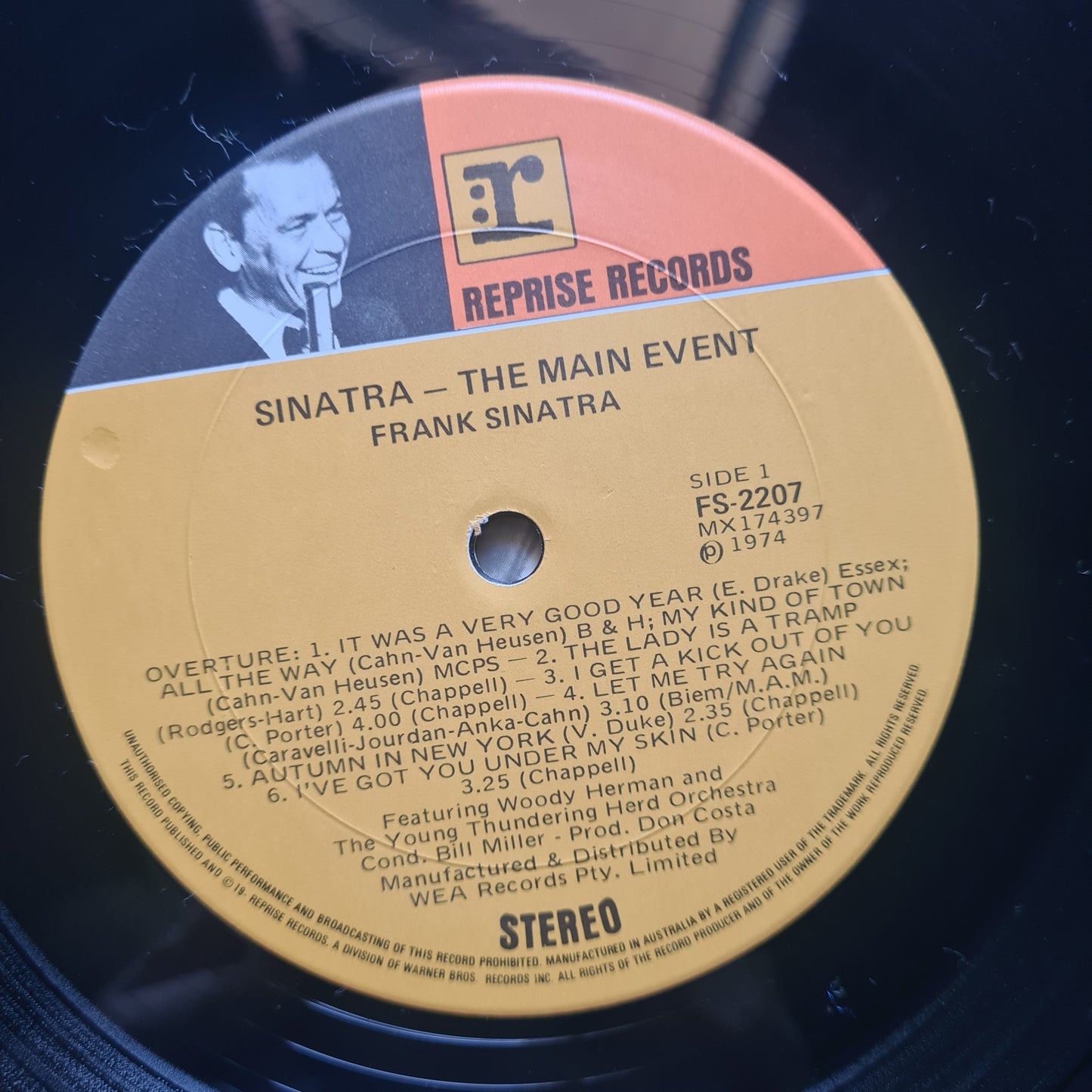 Frank Sinatra – The Main Event (Live at Madison Square Garden) - 1974 - Vinyl Record LP (near mint)