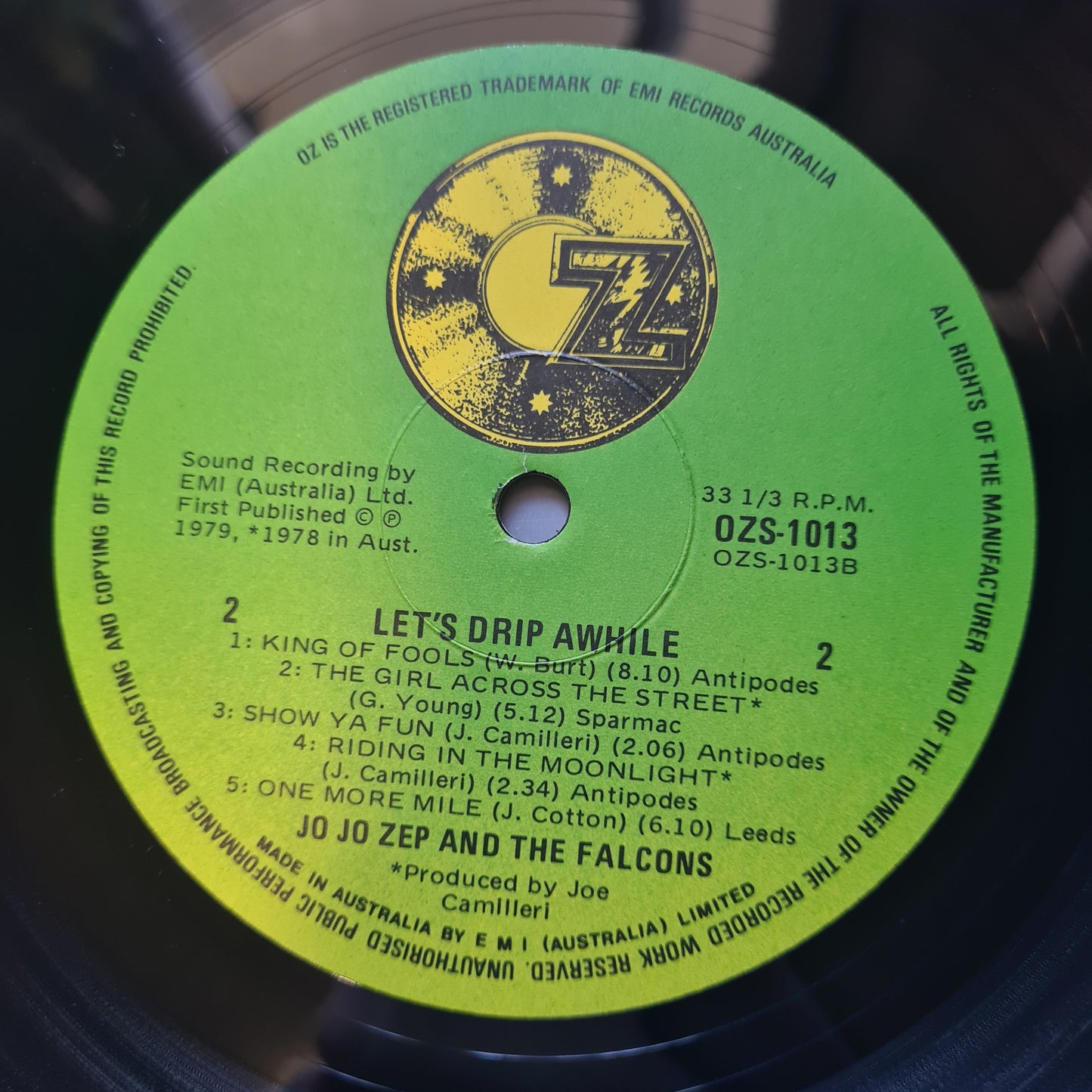 Jo Jo Zep & The Falcons – Let's Drip - 1976 - Vinyl Record LP (near mint)