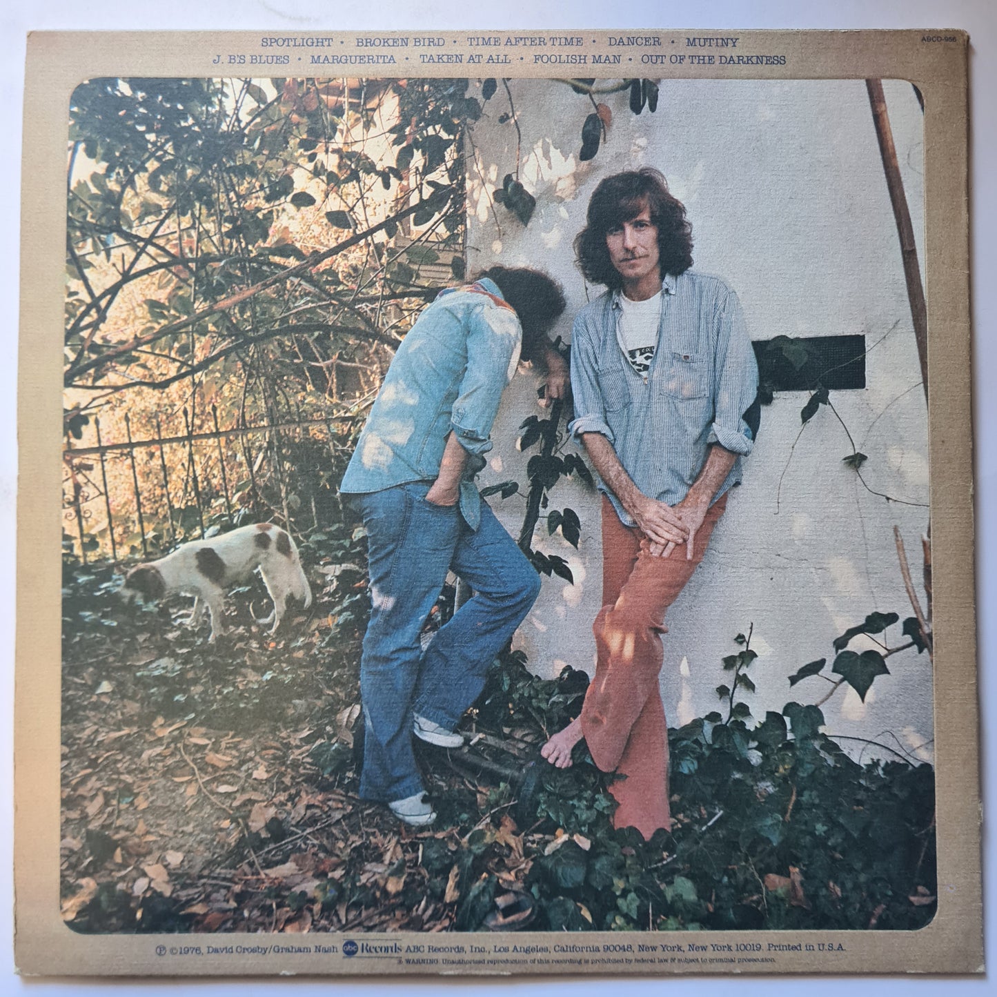 Crosby & Nash – Whistling Down The Wire - 1976 - Vinyl Record LP