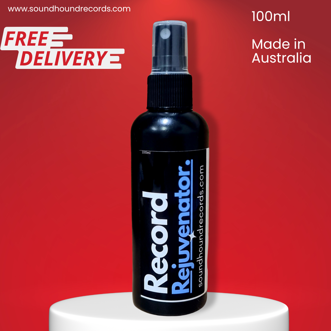 Record Rejuvenator: 100ml Record Cleaning Solution Spray (with microfibre towel) - ★FREE POSTAGE★