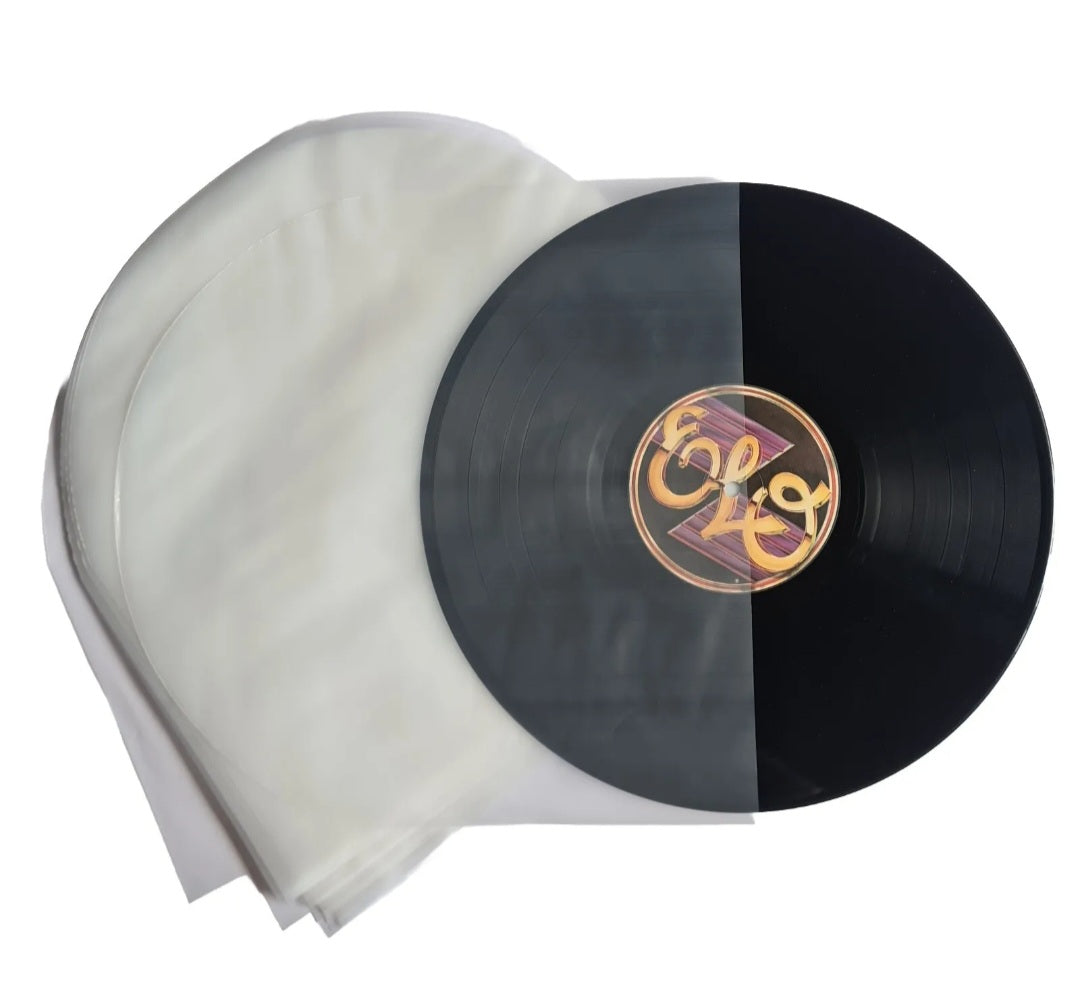 50 Pack- Durable 12" Inner Record Sleeves