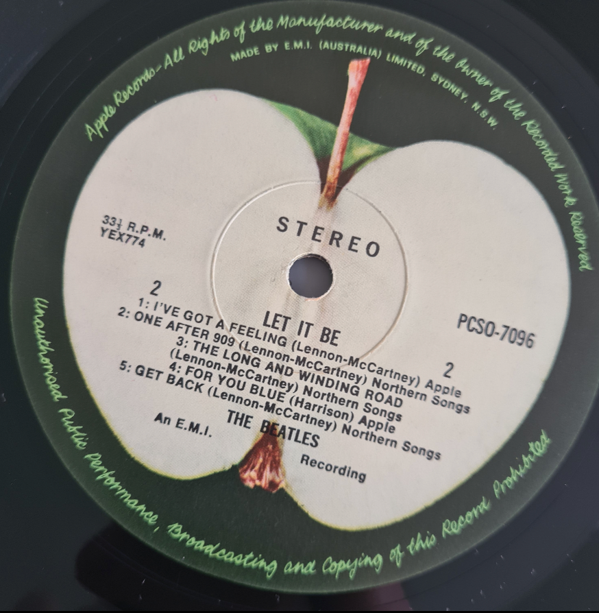 The Beatles – Let It Be - 1970 (1978 Australian Press) - Vinyl Record LP