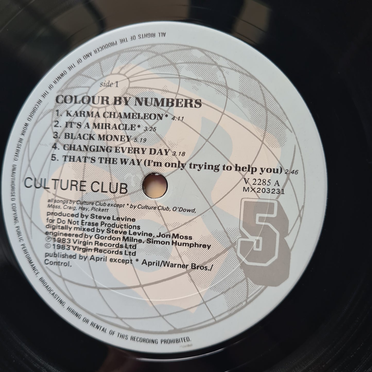 Culture Club – Colour By Numbers - 1983 - Vinyl Record LP