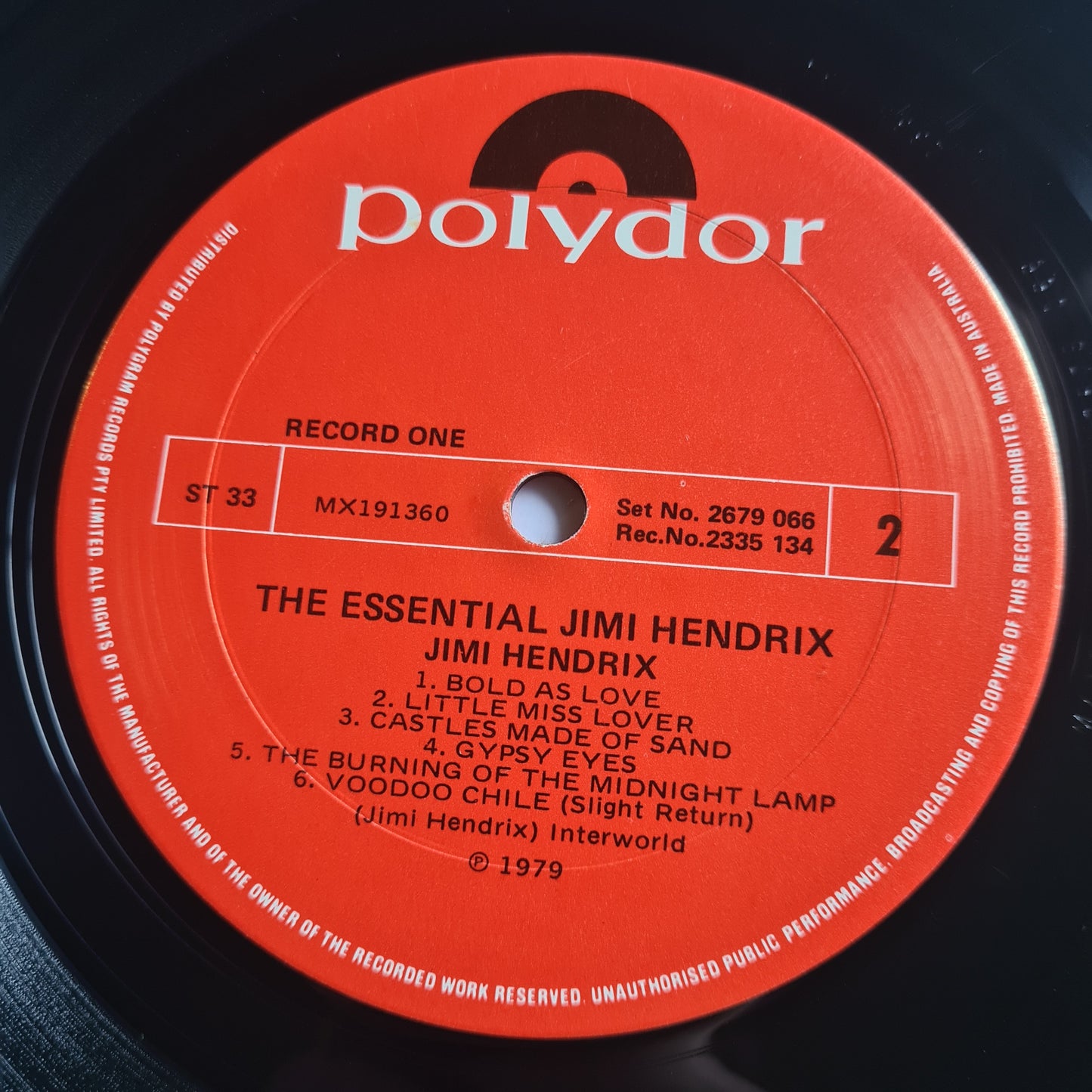 Jimi Hendrix – The Essential Jimi Hendrix - 1979 - Vinyl Record 2LP