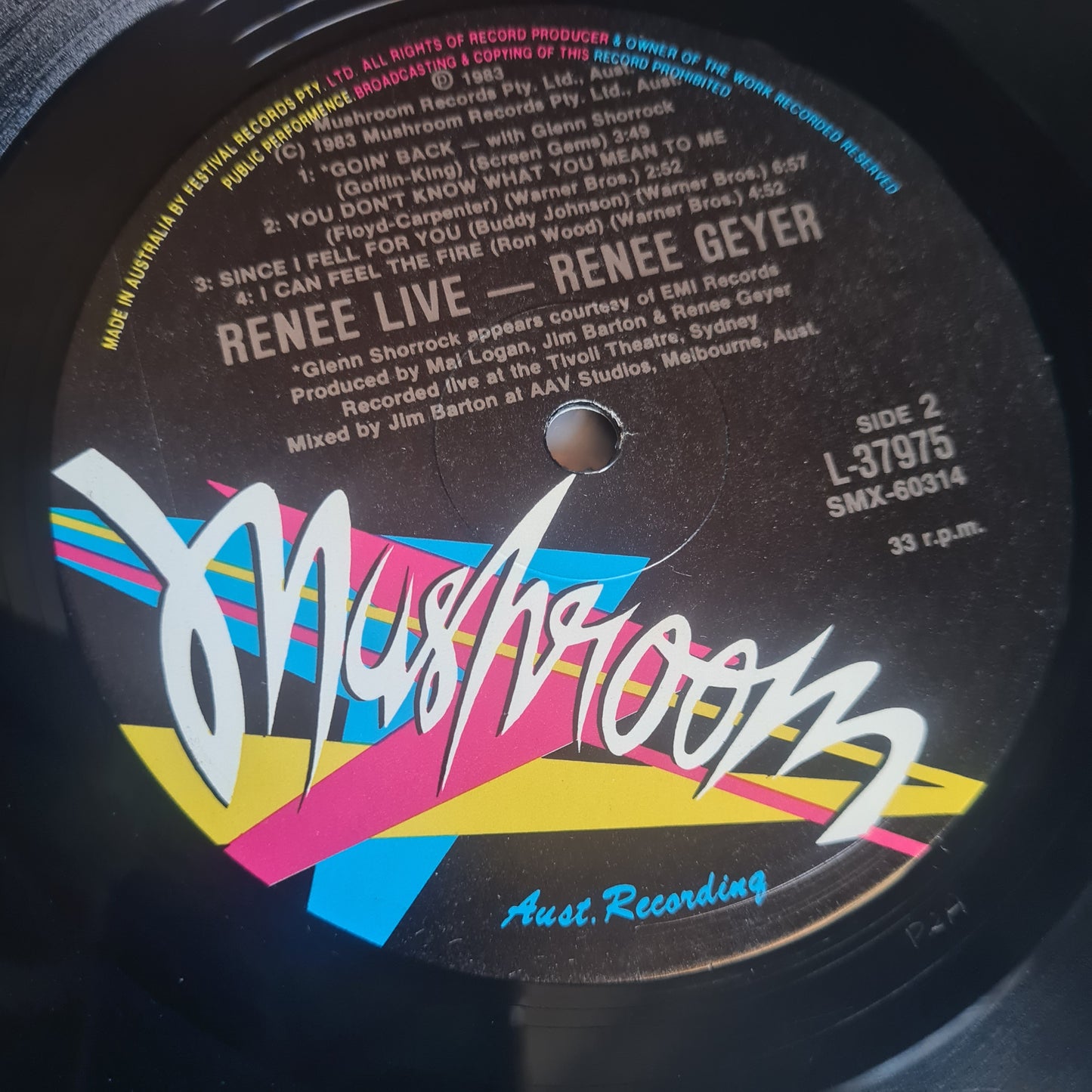 Renee Geyer – Renee Live - 1983 (Gatefold) - Vinyl Record LP