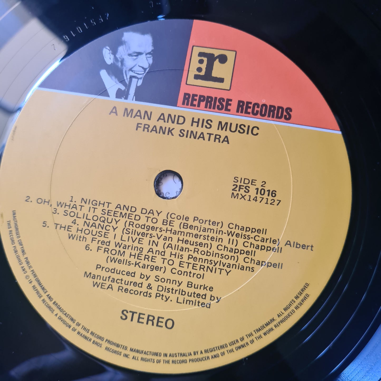 Frank Sinatra – A Man And His Music - 1965 - Vinyl Record 2LP