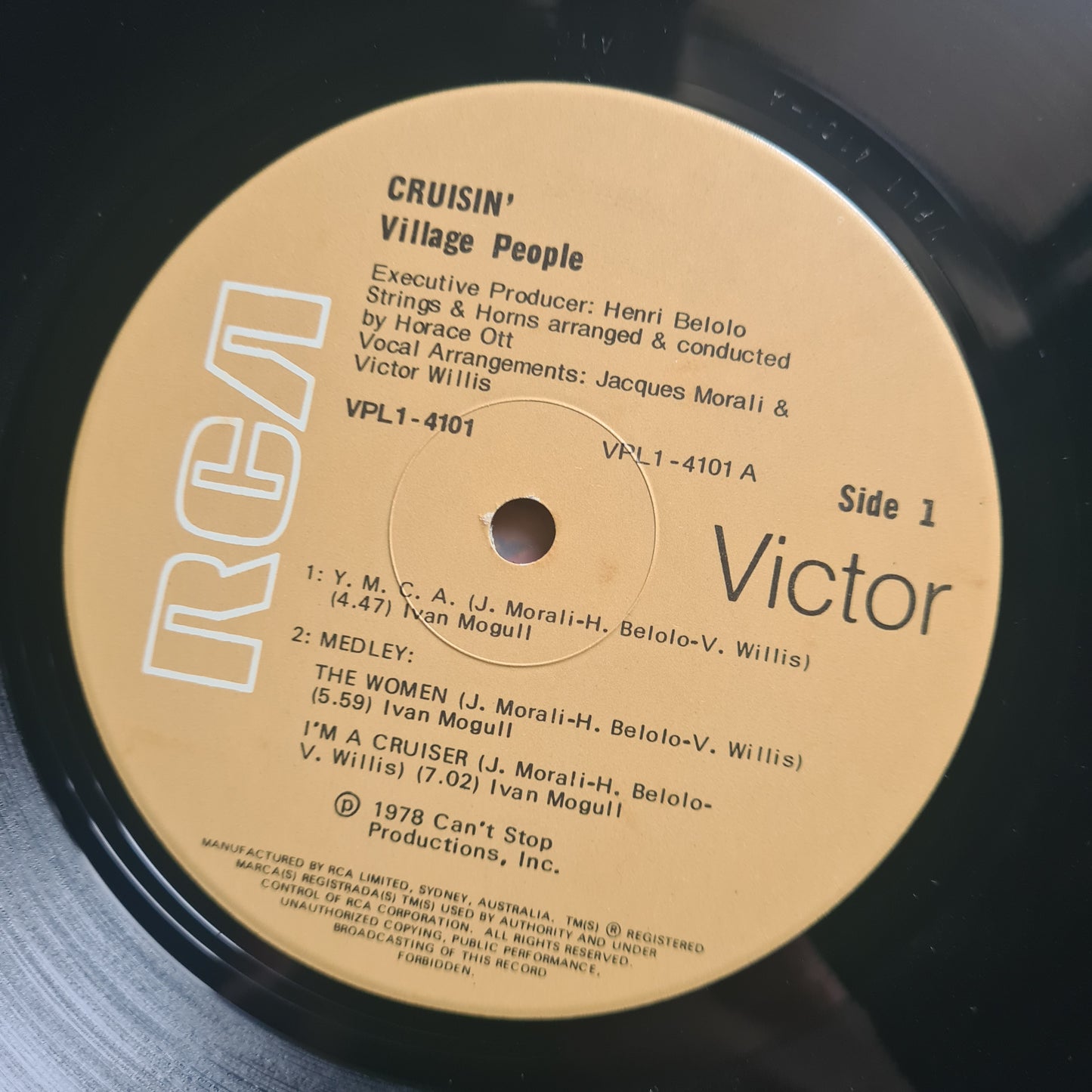 Village People – Cruisin' - 1978 - Vinyl Record LP