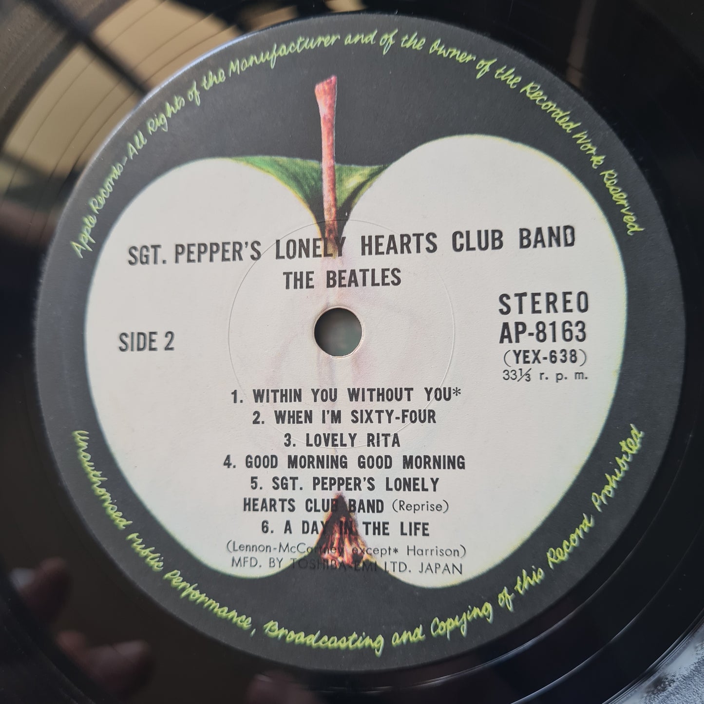 The Beatles – Sgt Peppers Lonely Hearts Club Band - 1967 (1974 Japanese Pressing) (Gatefold) - Vinyl Record LP