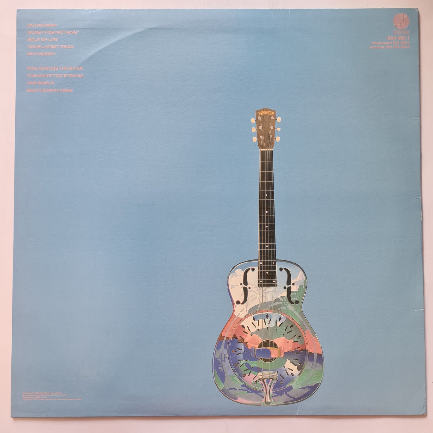 Dire Straits – Brothers In Arms - 1985 - Vinyl Record LP