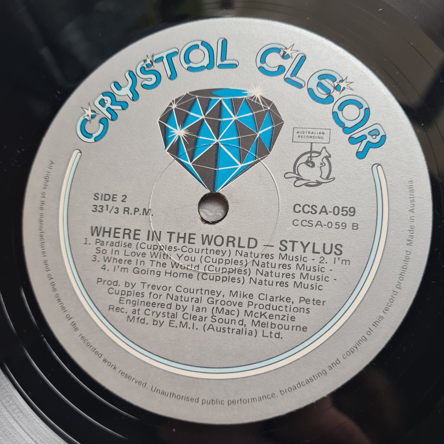 Stylus – Where In The World - 1975 - Vinyl Record LP (near mint)
