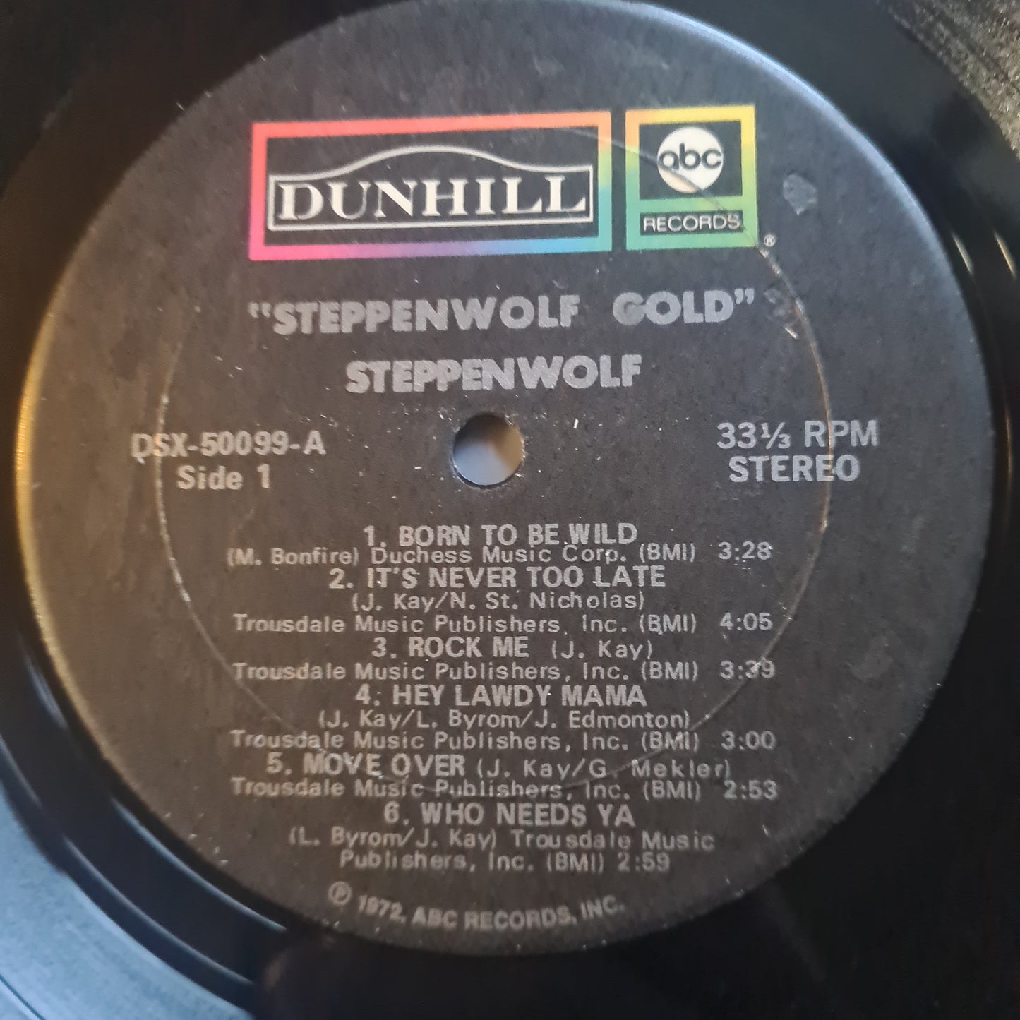 Steppenwolf – Steppenwolf Gold: Their Greatest Hits - 1972 (USA Gatefold Pressing) - Vinyl Record LP